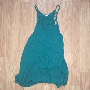 Teal tank top